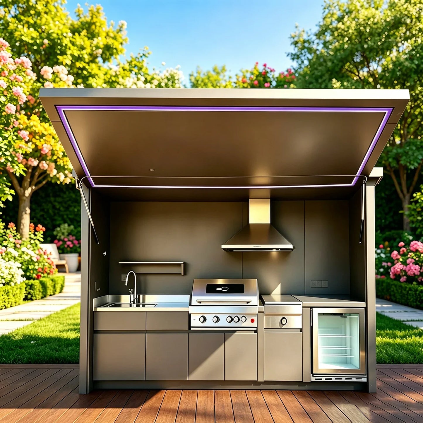 Ultimate Outdoor Cooking Station