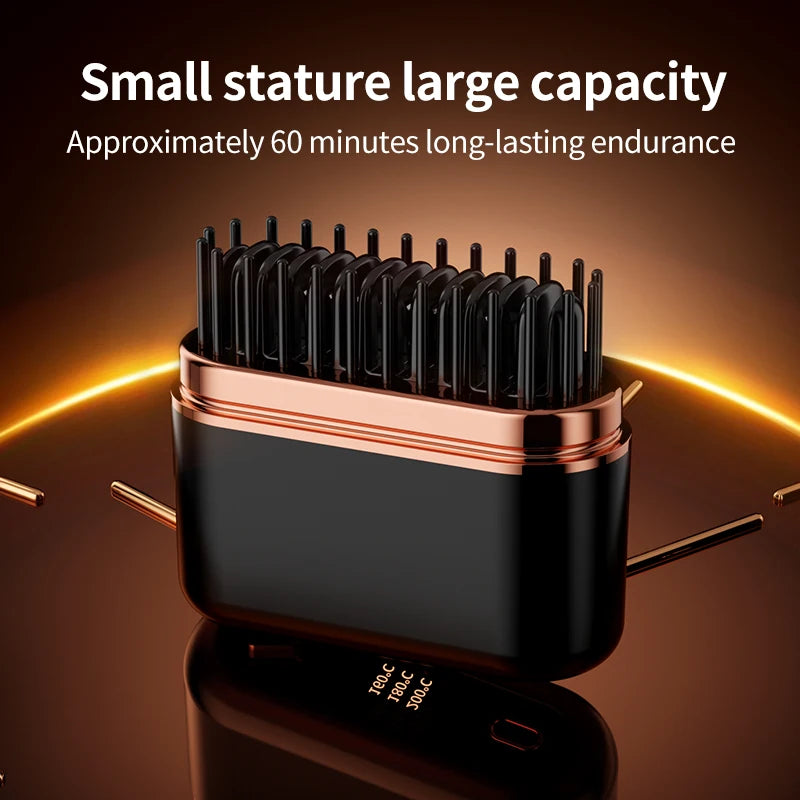 Mini Wireless Electric Hair Brush